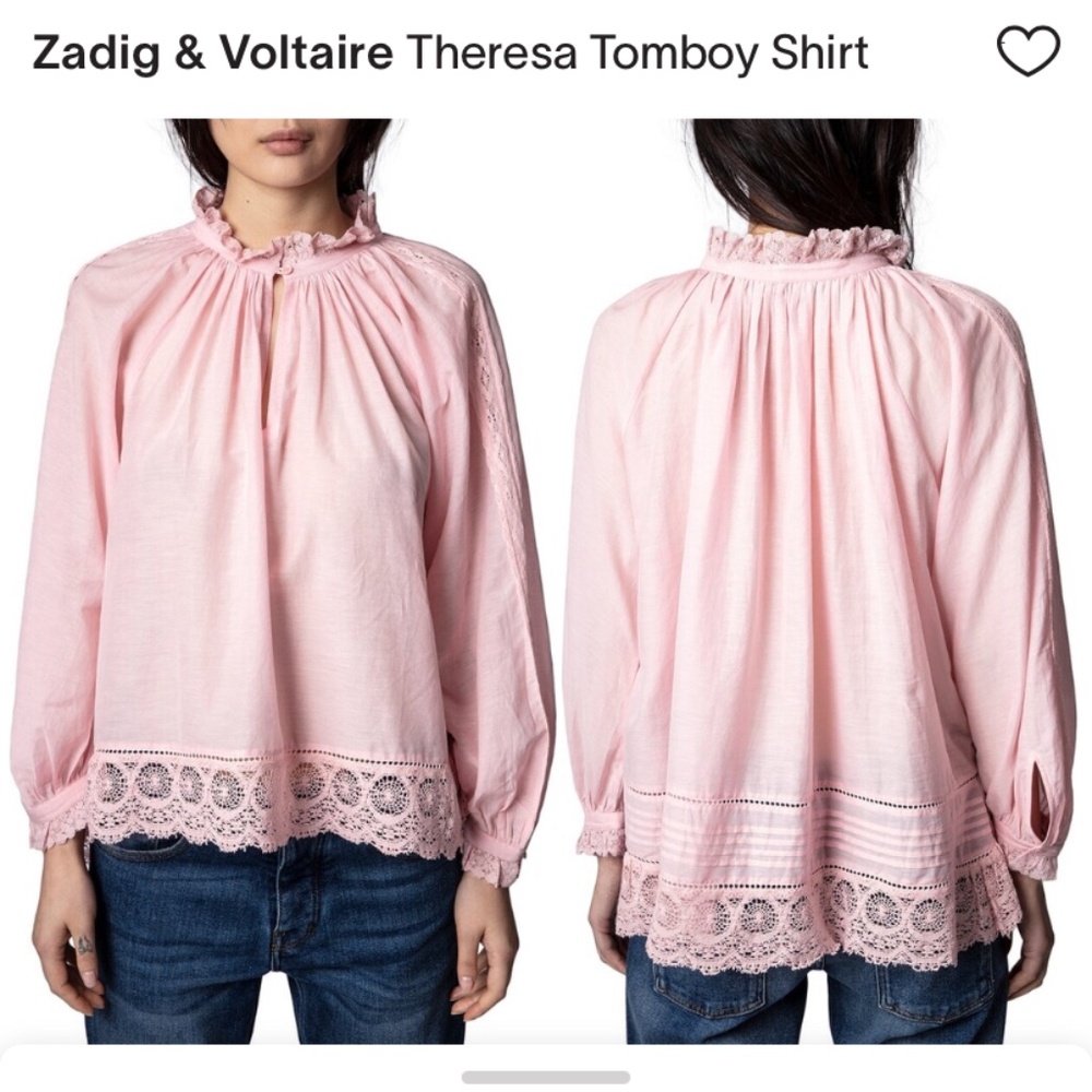 Zadig and Voltaire Teresa tomboy shirt